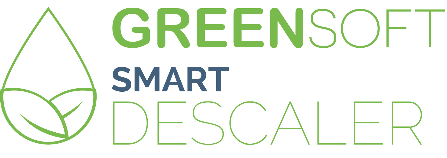 Logotipo del sistema descalcificador GREENSOFT ECO SMART de Hidrosalud
